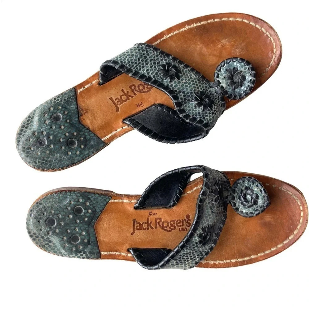 Jack Rogers Navajo Sandals Reptile‎ 8